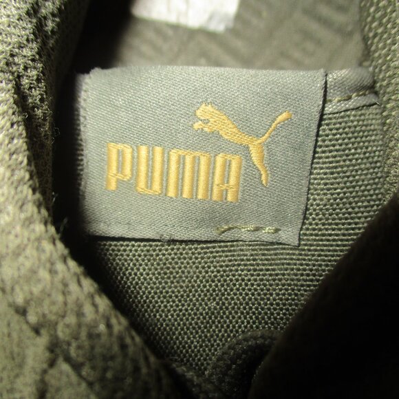 Puma Athletic Shoes Sz. 9.5 Olive Green Lost of Use Left - Picture 6 of 7
